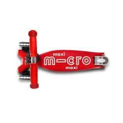 Roller Maxi Micro Deluxe LED Rot