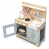 Tender Leaf Toys Mini Home Kitchen grey-blue