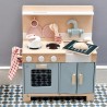 Tender Leaf Toys Mini Home Kitchen grey-blue
