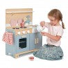 Tender Leaf Toys Mini Home Kitchen grey-blue