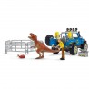 Schleich Dinosaurs 41464 Geländewagen mit Dino-Außenposten