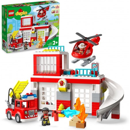 LEGO Fire Station & Helicopter