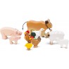 Le Toy Van TV890 Ensemble d'animaux de la ferme en bois