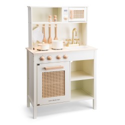 New Classic Toys 11045 Kinderküche Kitchenette Rattan