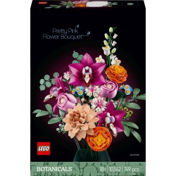 LEGO 10342 Botanicals Pretty Pink Flower Bouquet