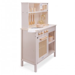 New Classic Toys 11046 cuisine en bois Rotin rose