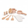 New Classic Toys 11046 cuisine en bois Rotin rose