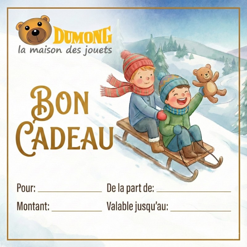 Gift voucher 25 € Dumong la maison des jouets