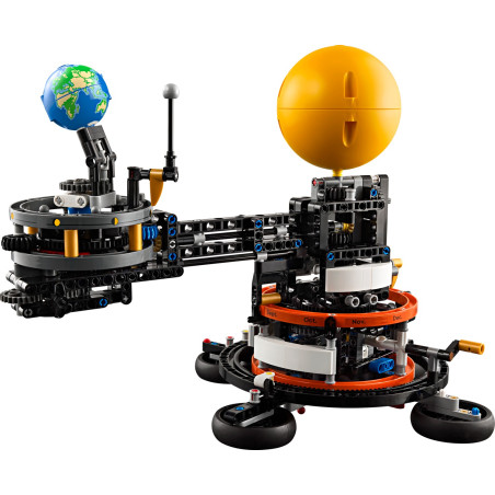 LEGO Planet Earth and Moon in Orbit