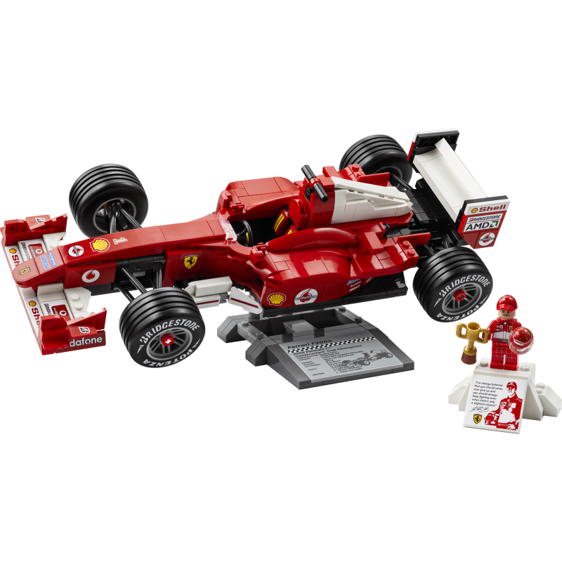 LEGO Icons Ferrari F2004 et Michael Schumacher