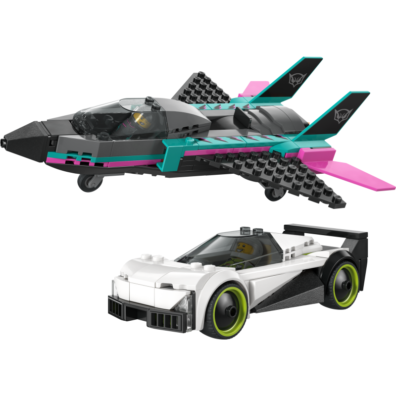 LEGO City Düsenflieger vs. Rennauto