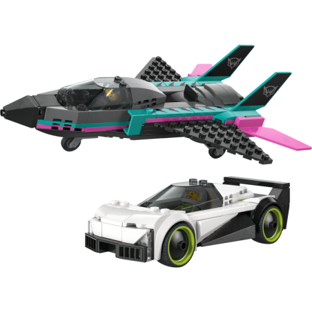LEGO City Düsenflieger vs. Rennauto