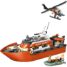 LEGO City Le bateau de sauvetage et l'hélicoptère des garde-côtes