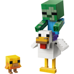 LEGO Minecraft Poule chevauchée