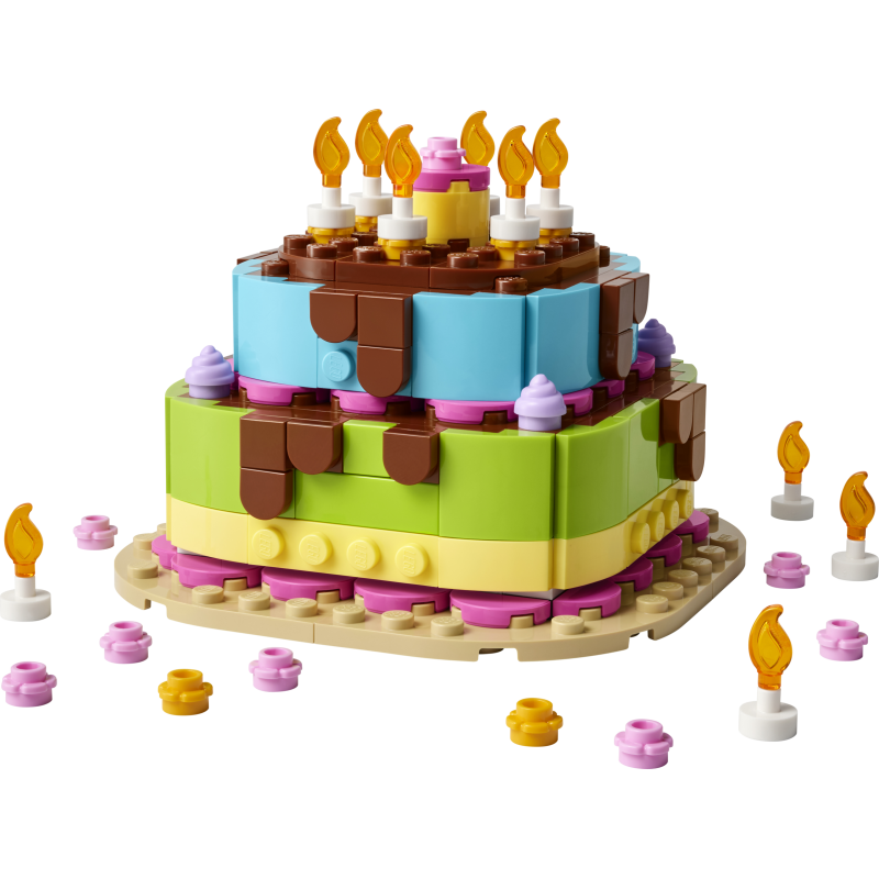 LEGO Le gâteau d'anniversaire