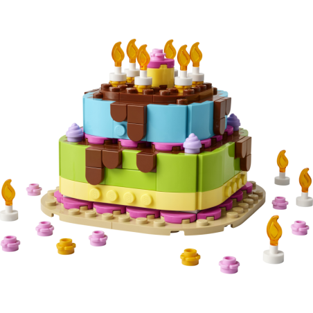 LEGO Le gâteau d'anniversaire