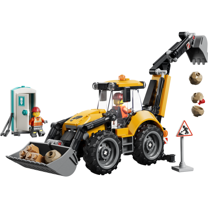 LEGO City Le tractopelle jaune
