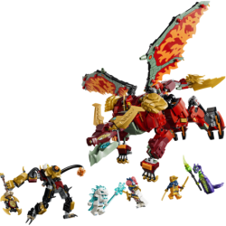 LEGO Ninjago Le robot dragon transformable de Braséra