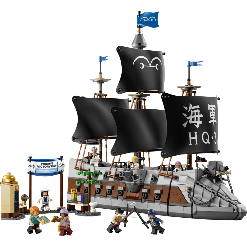 LEGO One Piece Garps Marineschlachtschiff