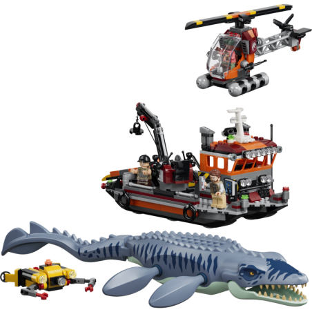 LEGO Jurassic World L'attaque du bateau par le mosasaure