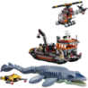 LEGO Jurassic World L'attaque du bateau par le mosasaure