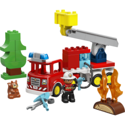 LEGO Duplo Löschauto mit Schlauch und Feuerwe