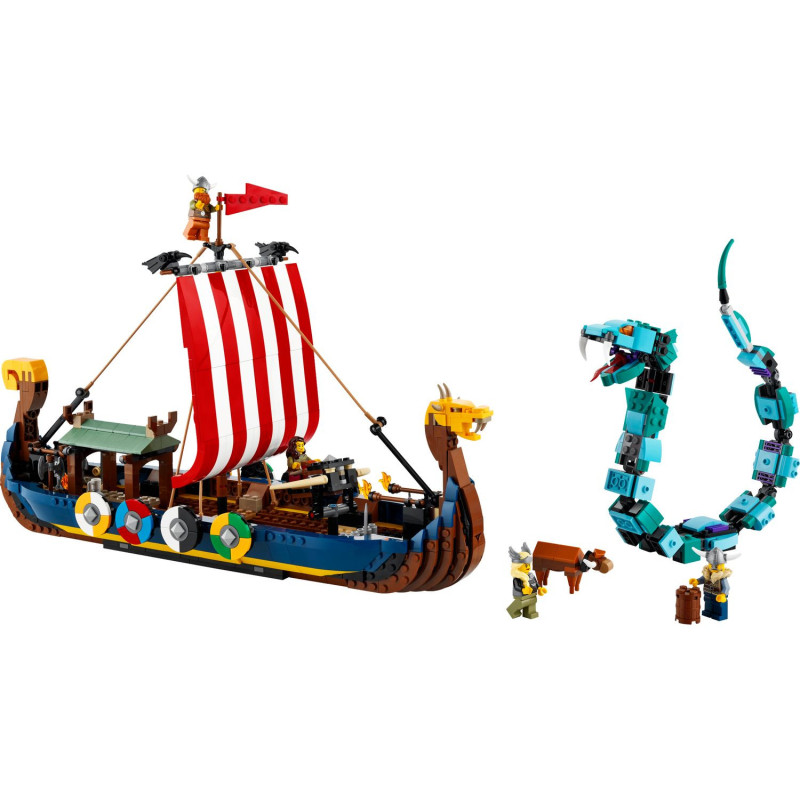 LEGO Creator Le bateau viking et le serpent de Midgard
