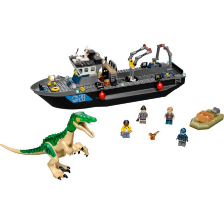 LEGO Jurassic World L'évasion en bateau du Baryonyx