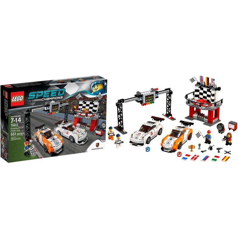 LEGO CHAMPIONS Porsche 911 GT Ziellinie