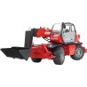Bruder 02129 Manitou Téléscopique MRT 2150 + Accessoires 1:16